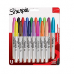 SHARPIE 18 AST PERM MARKERS (1996112)